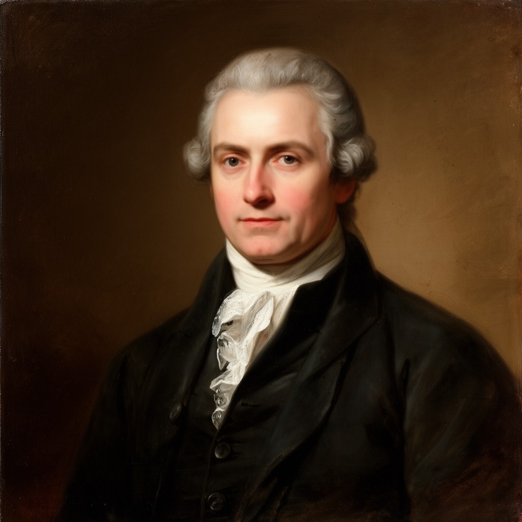 AI-generated illustration of Francis Hutcheson
