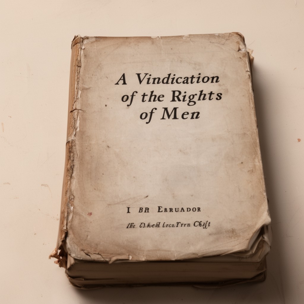 AI-generated illustration of A Vindication of the Rights of Men