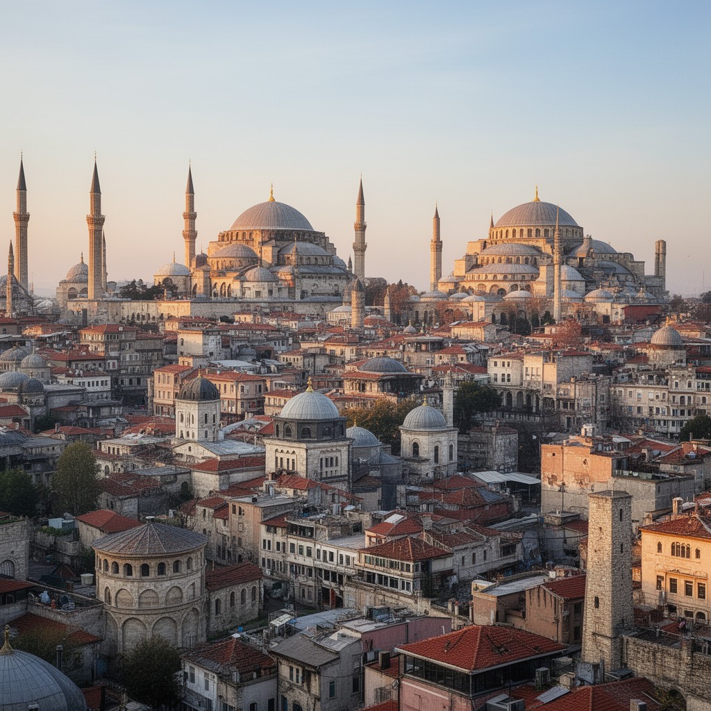 AI-generated illustration of Historic Areas of Istanbul