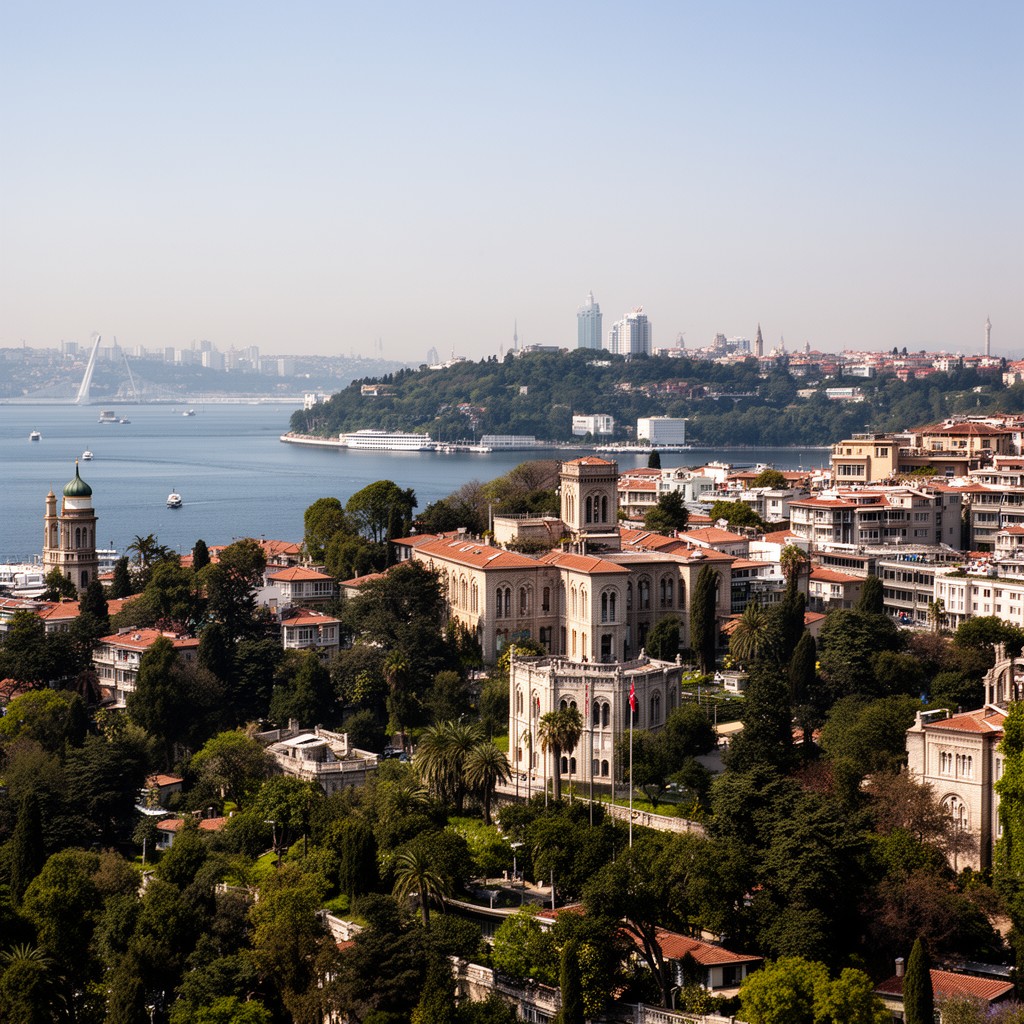 AI-generated illustration of Bogazici University