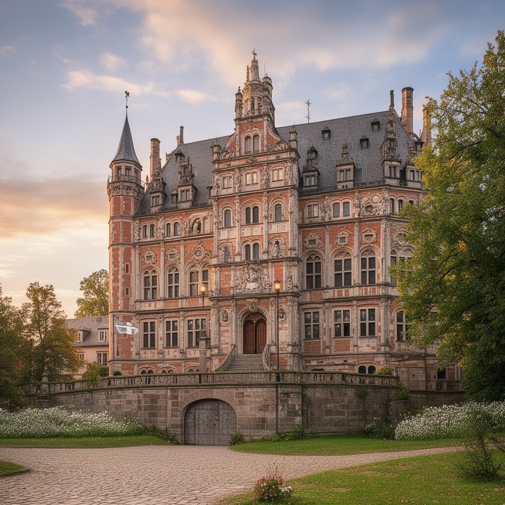 AI-generated illustration of Celle Castle