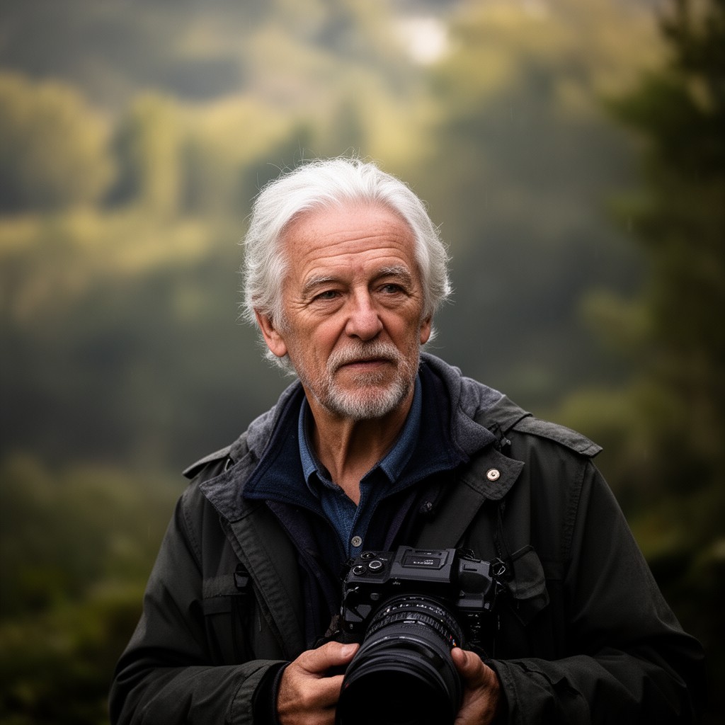 AI-generated illustration of David Attenborough