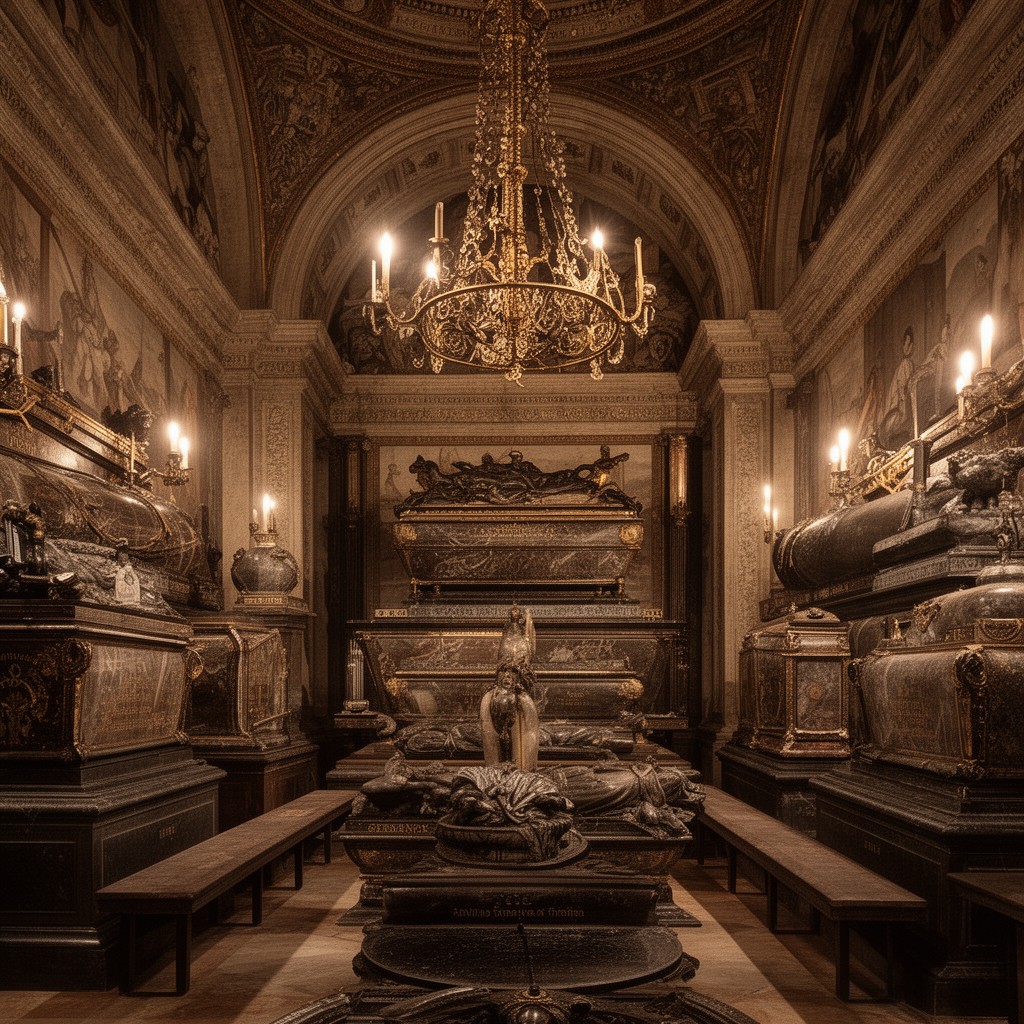 AI-generated illustration of Imperial Crypt, Vienna