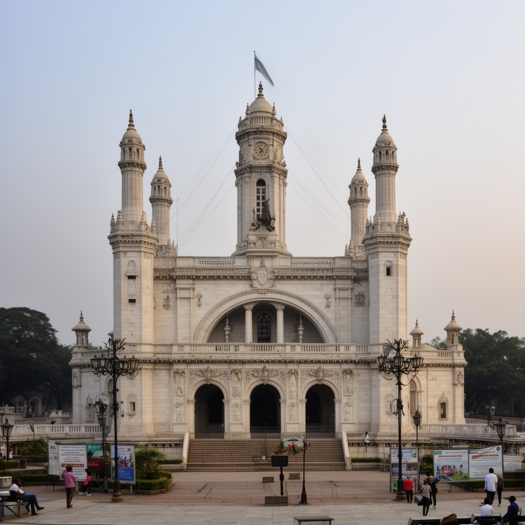 AI-generated illustration of Victoria Memorial