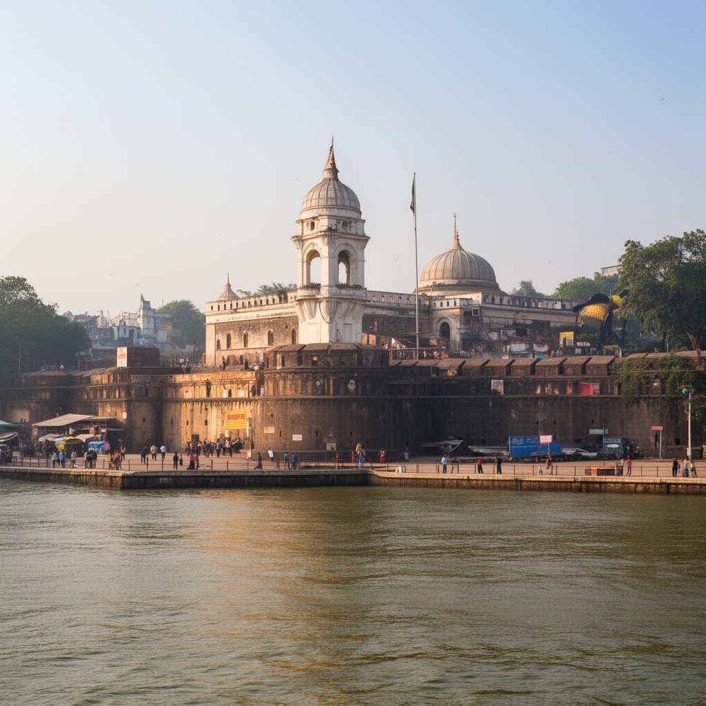 AI-generated illustration of Fort William, Kolkata
