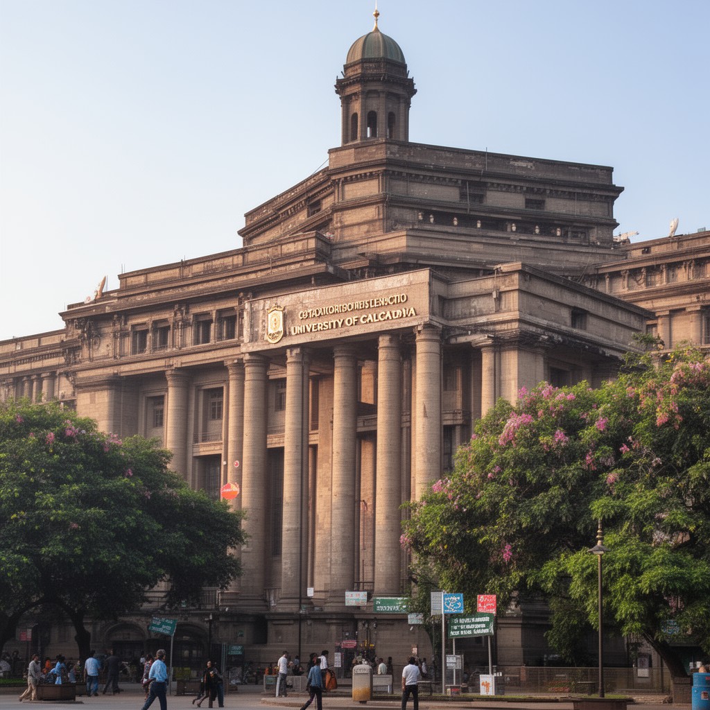 AI-generated illustration of University of Calcutta