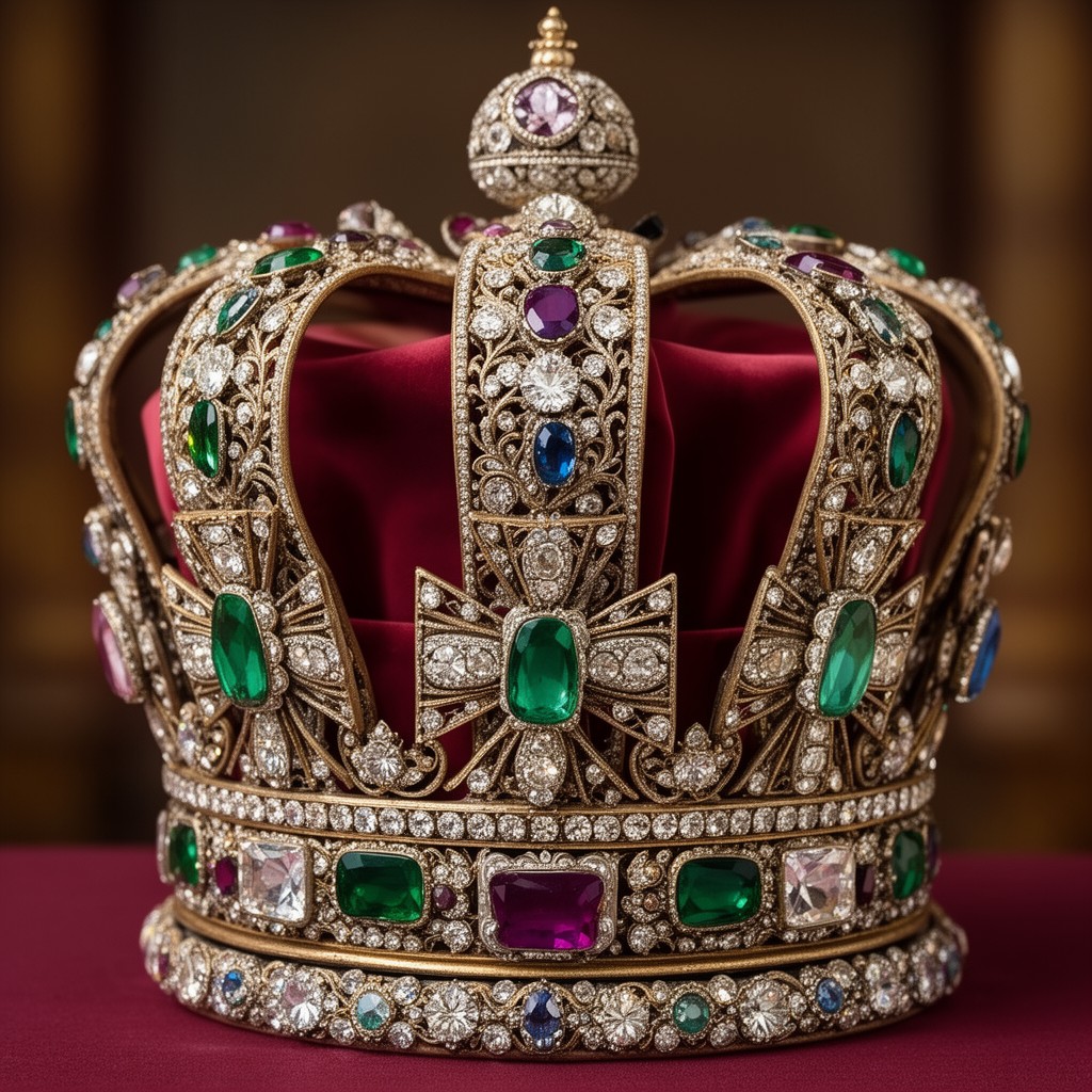 AI-generated illustration of Imperial Crown of India