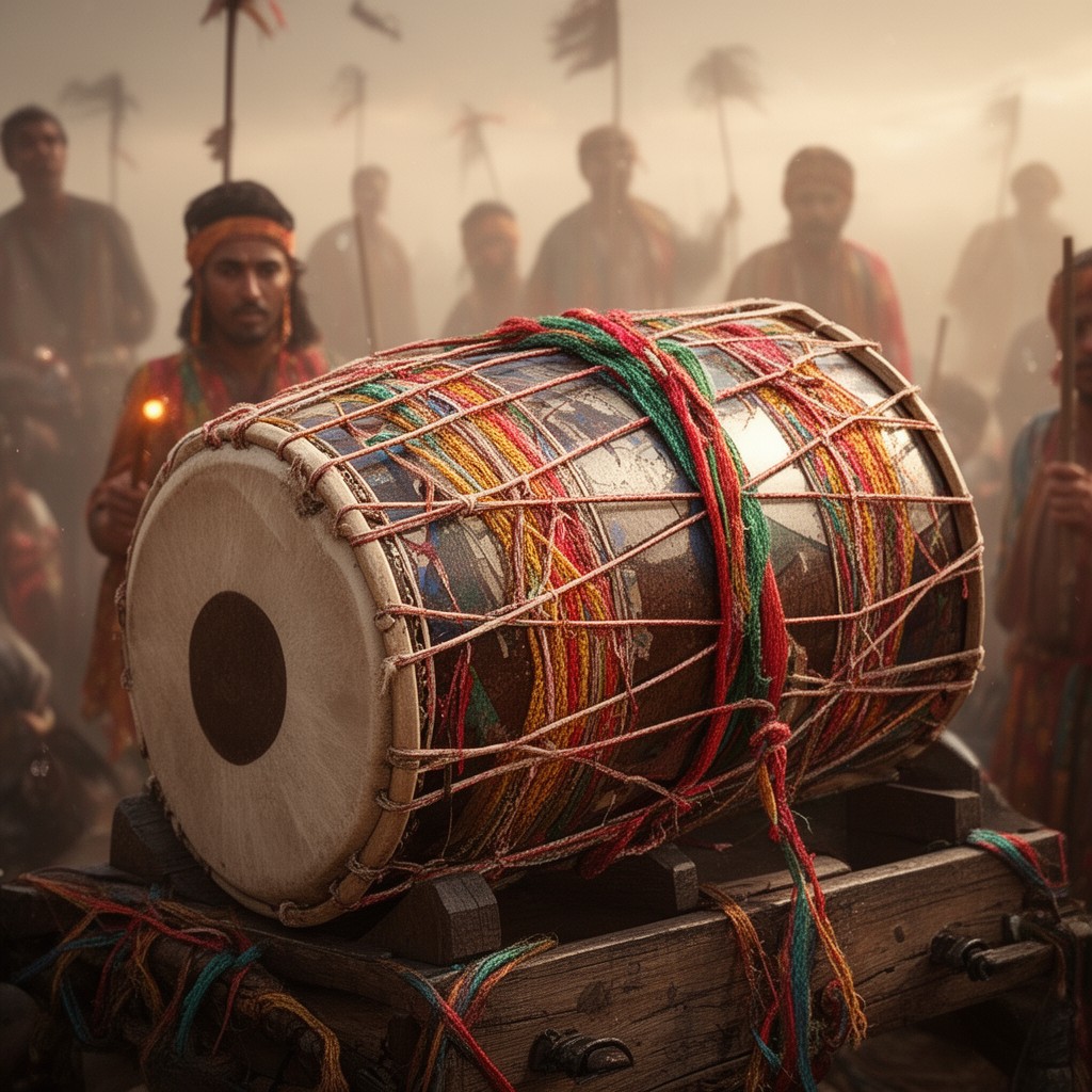 AI-generated illustration of Dhol