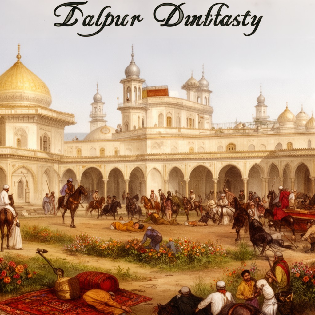 AI-generated illustration of Talpur dynasty