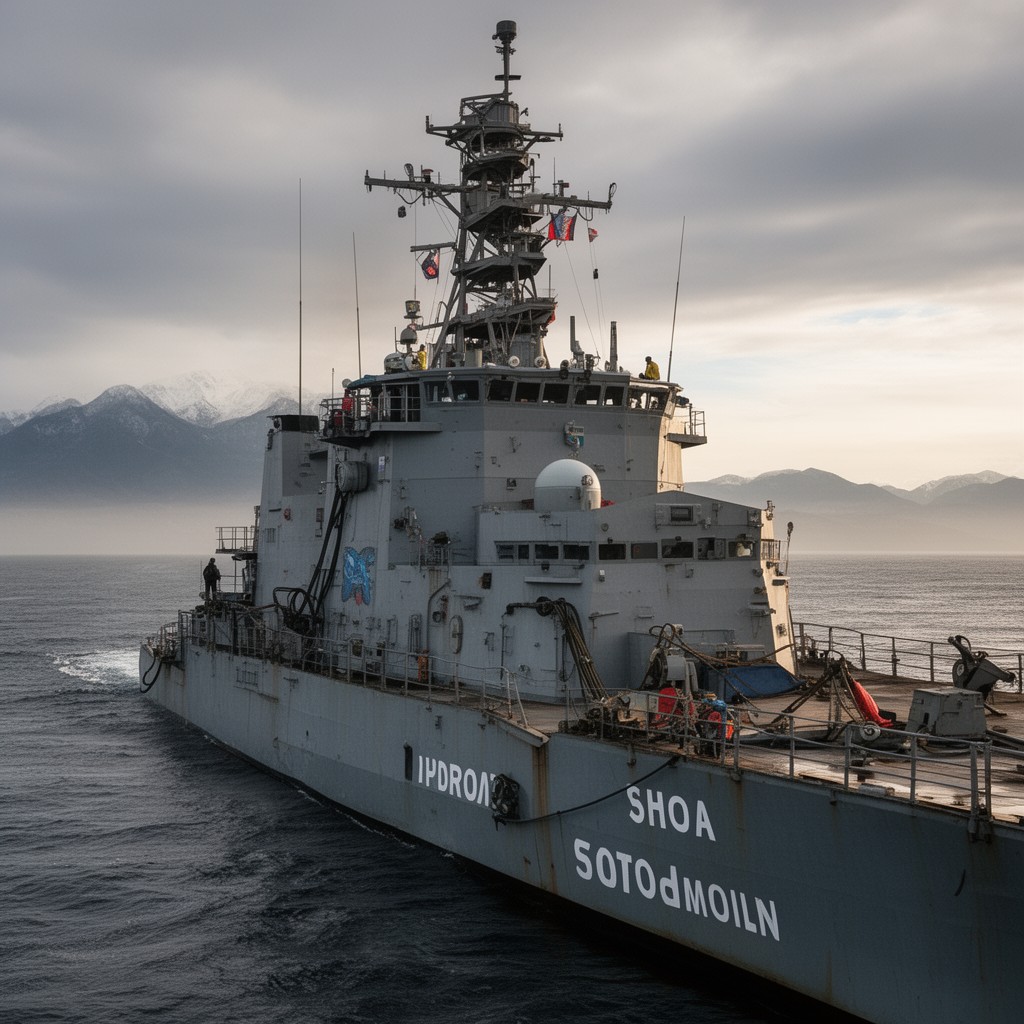 AI-generated illustration of Chilean Navy Hydrographic and Oceanographic Service (SHOA)