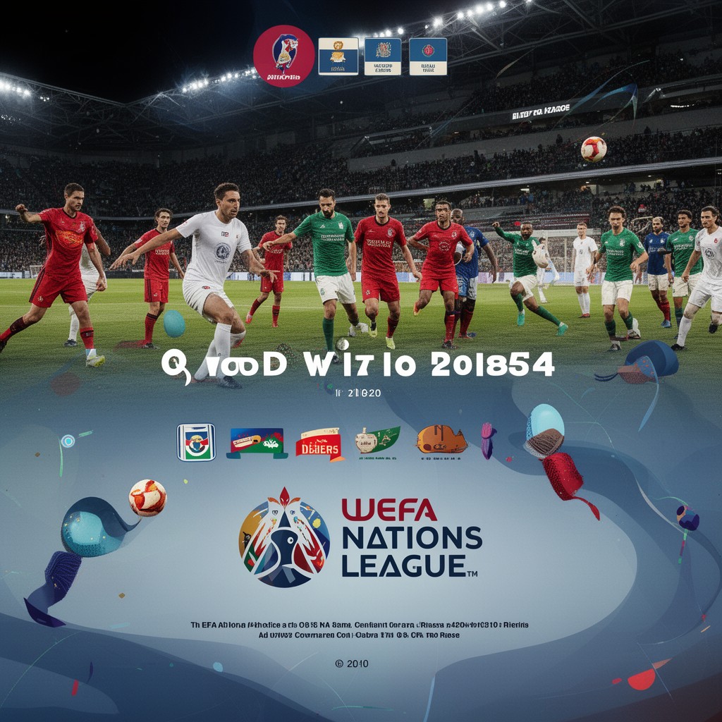 AI-generated illustration of UEFA Nations League