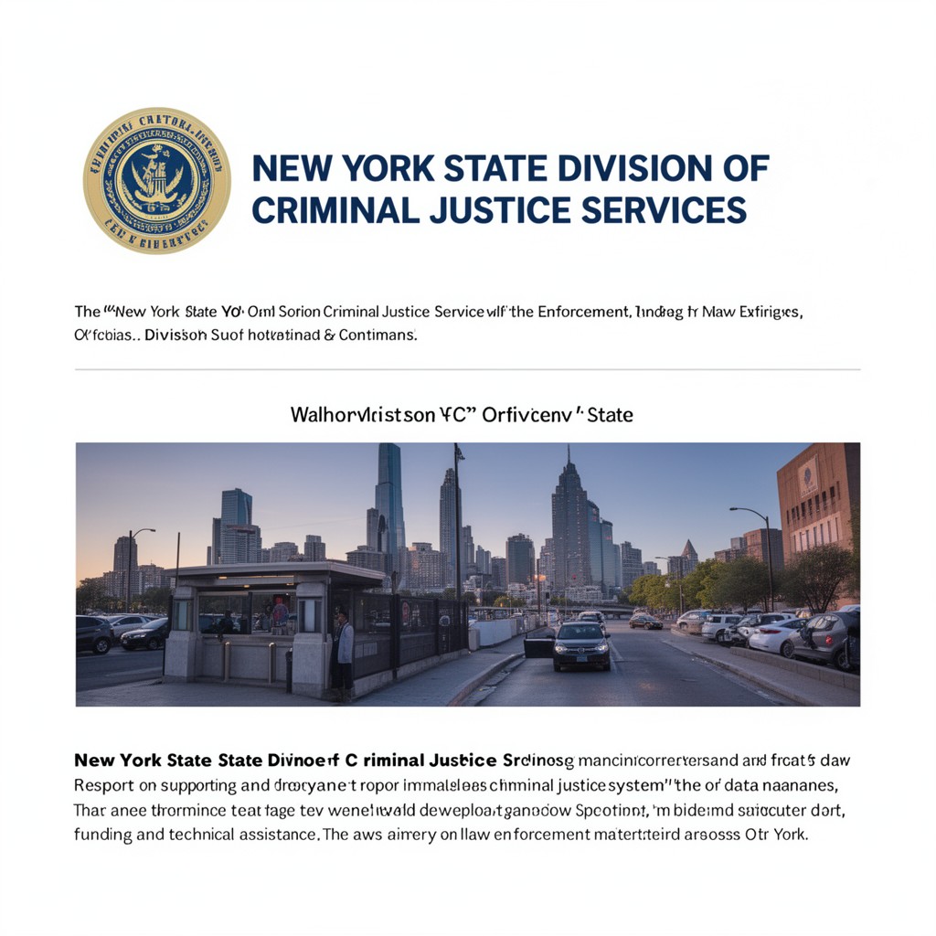 AI-generated illustration of New York State Division of Criminal Justice Services