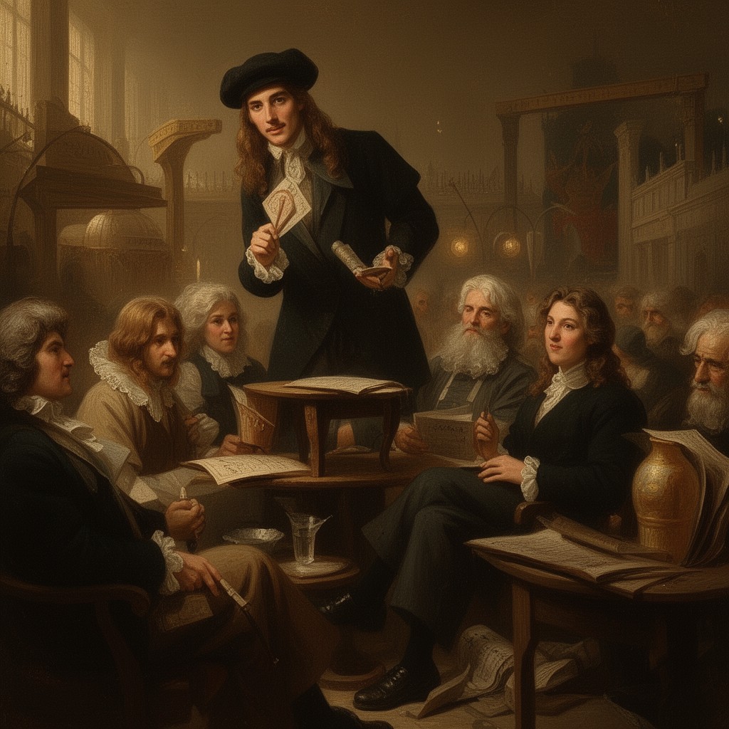 AI-generated illustration of René