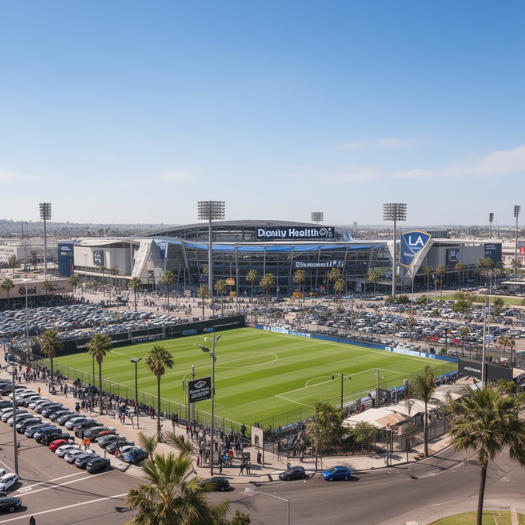AI-generated illustration of Dignity Health Sports Park