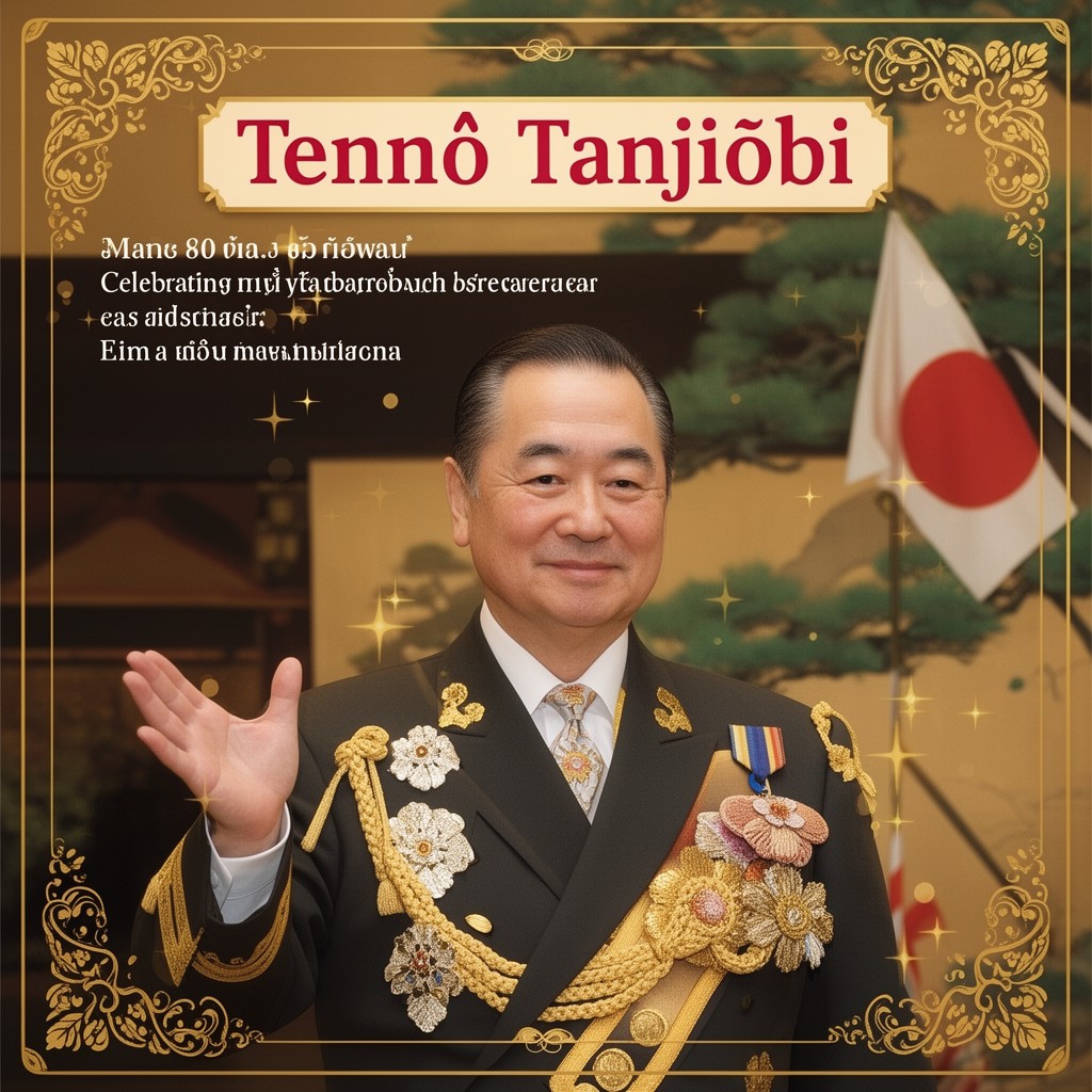 AI-generated illustration of Tennō Tanjōbi