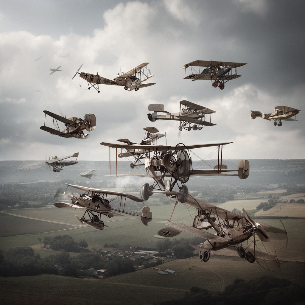 AI-generated illustration of Imperial German Army Air Service