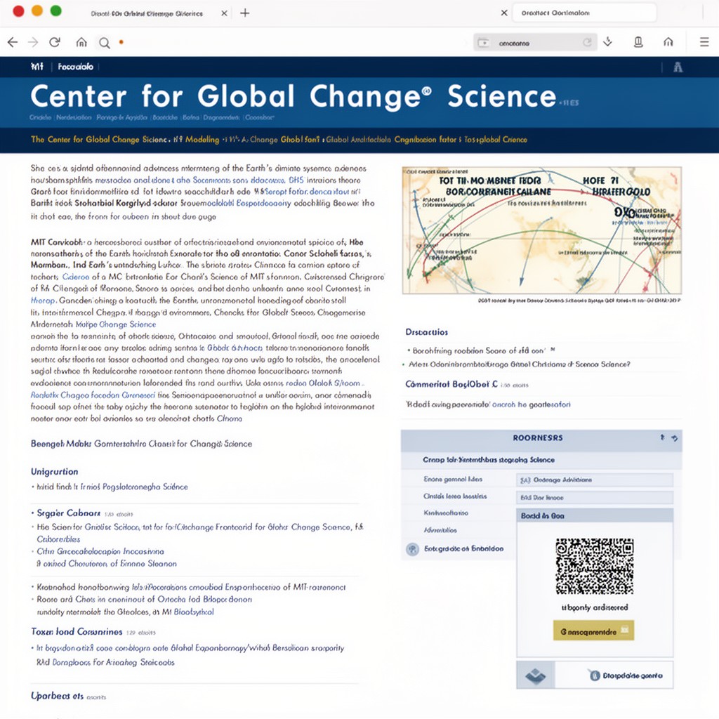 AI-generated illustration of Center for Global Change Science