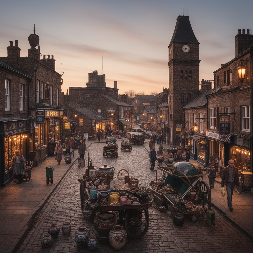 AI-generated illustration of Burslem