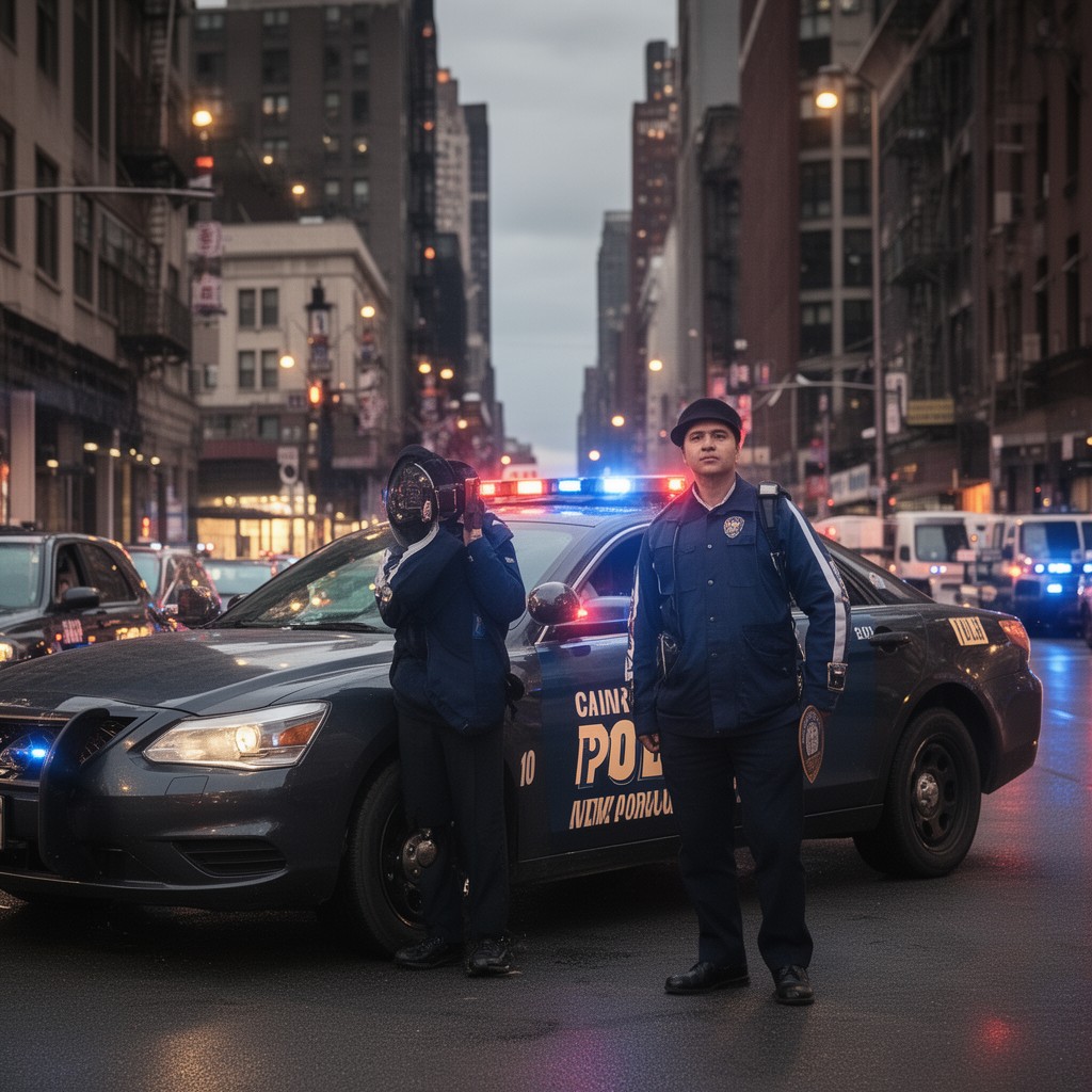 AI-generated illustration of New York City Police Department