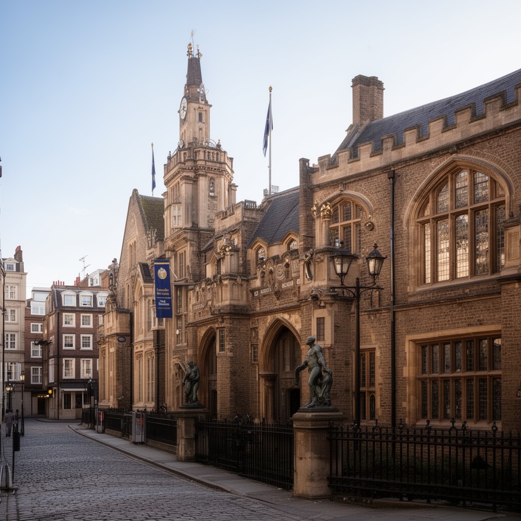 AI-generated illustration of Lincoln's Inn
