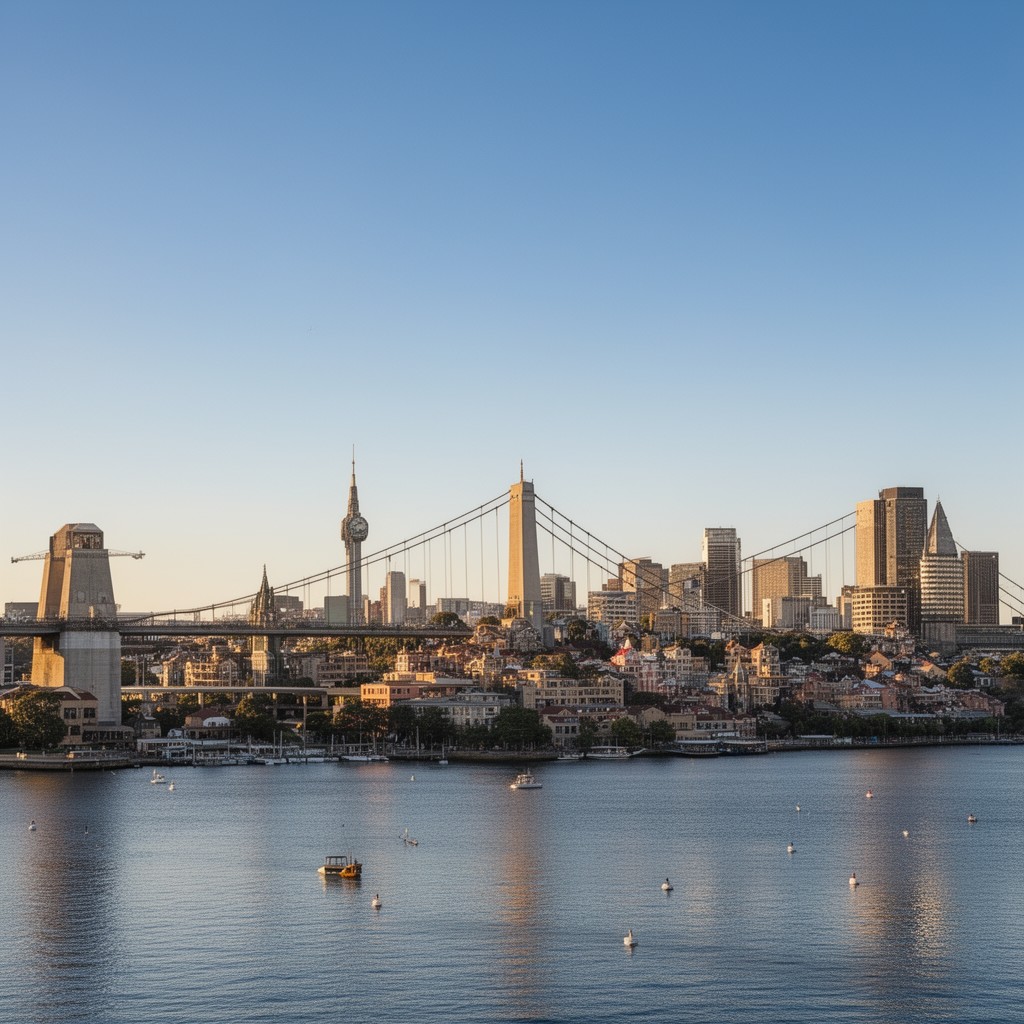 AI-generated illustration of Australia/Sydney