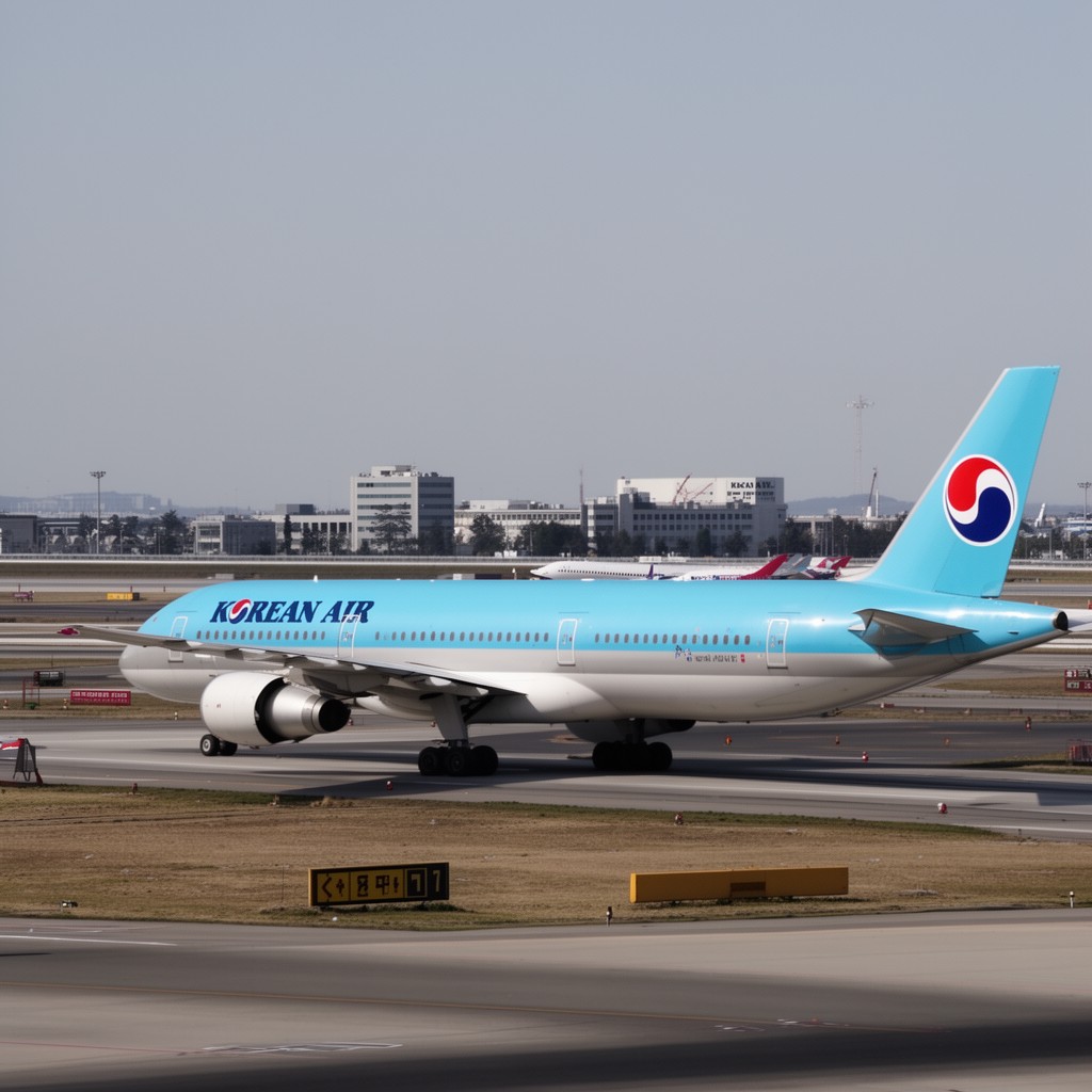 AI-generated illustration of Korean Air