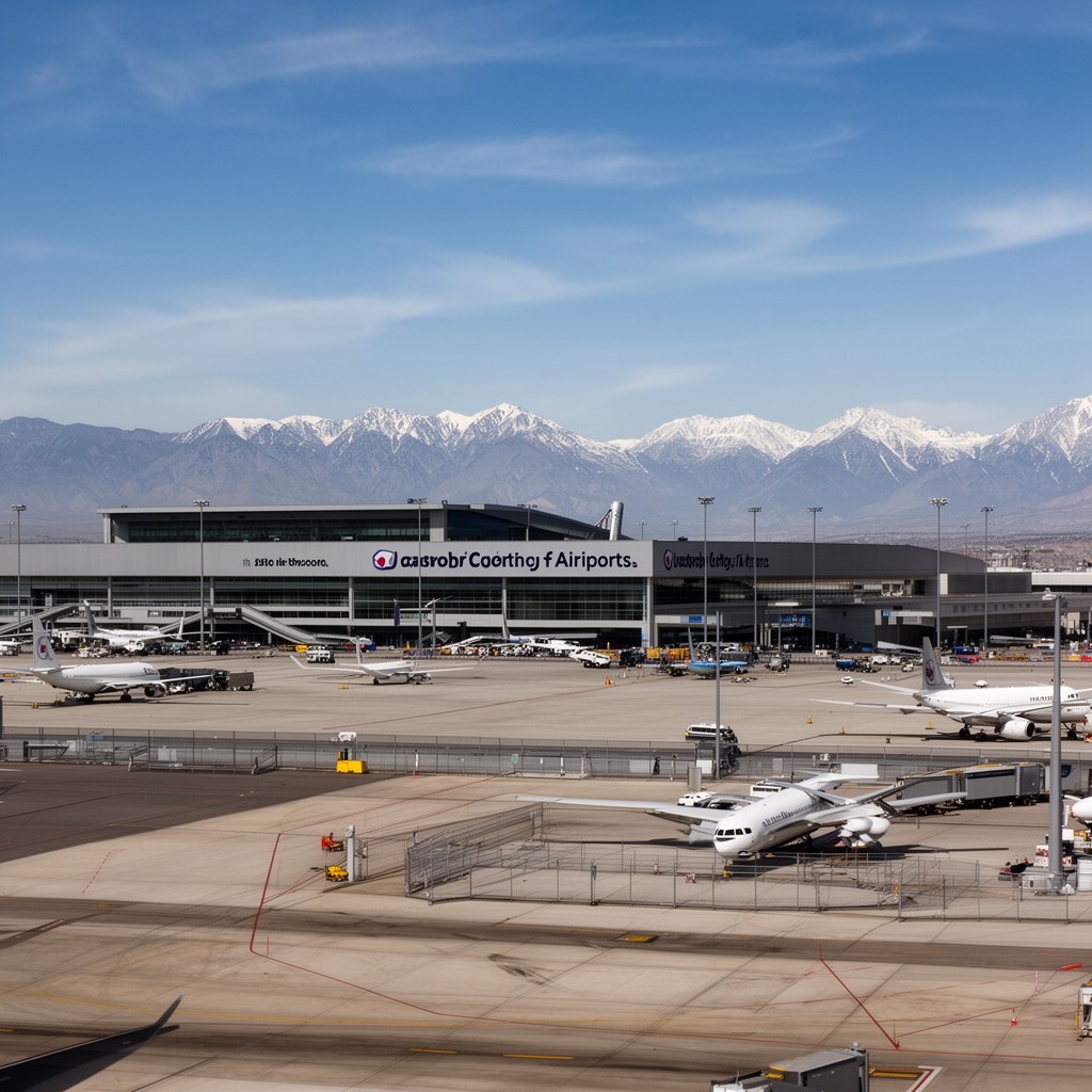 AI-generated illustration of Salt Lake City Department of Airports