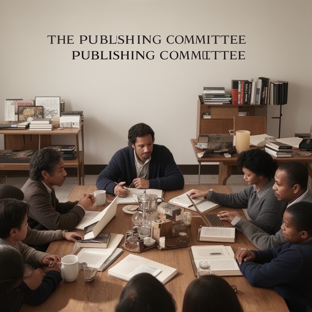 AI-generated illustration of Publishing Committee