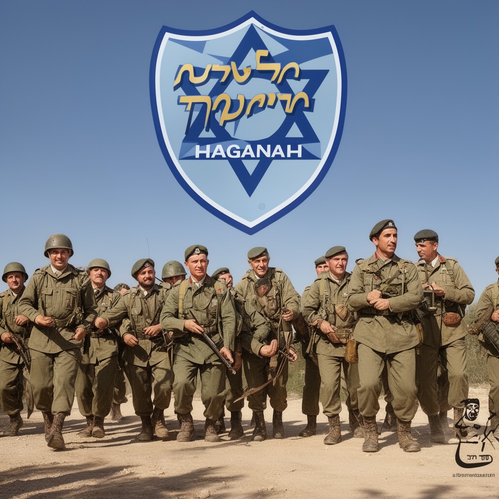 AI-generated illustration of Haganah