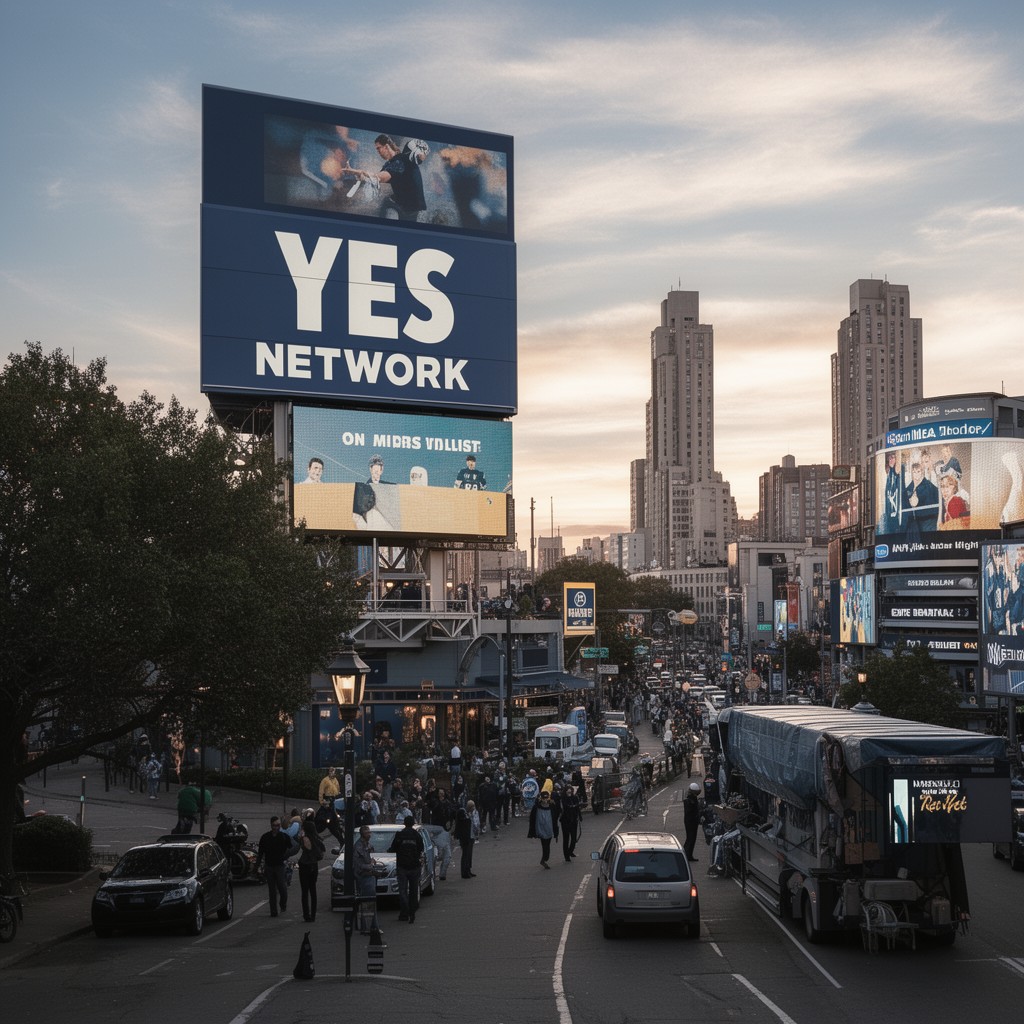 AI-generated illustration of YES Network