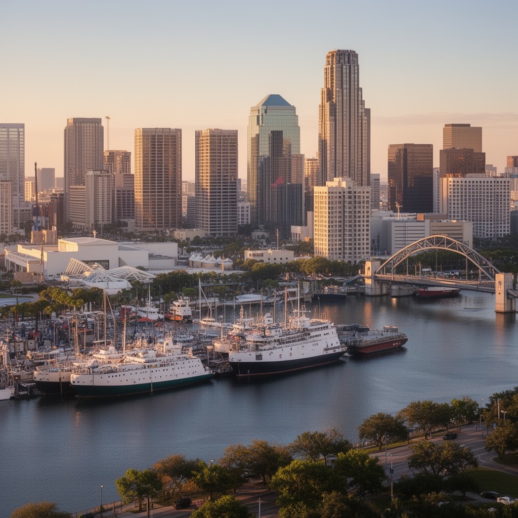 AI-generated illustration of Tampa, Florida