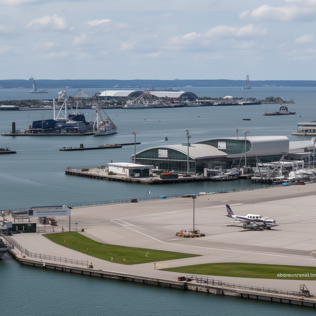 AI-generated illustration of Port George VI Island Airport