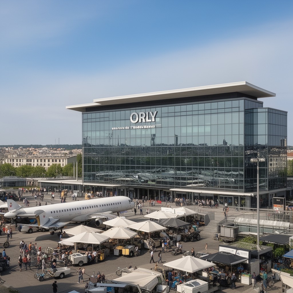 AI-generated illustration of Orly, Val-de-Marne
