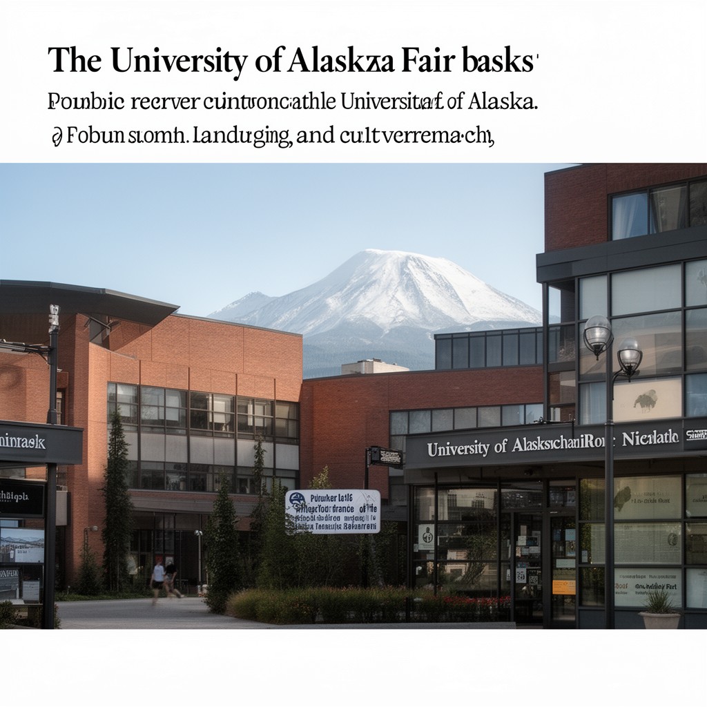 AI-generated illustration of University of Alaska Fairbanks