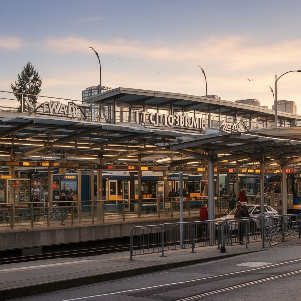 AI-generated illustration of Gateway Transit Center