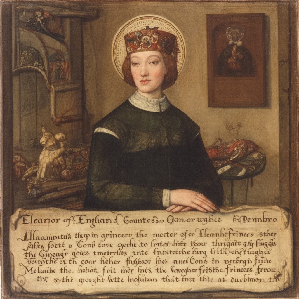 AI-generated illustration of Eleanor of England, Countess of Pembroke