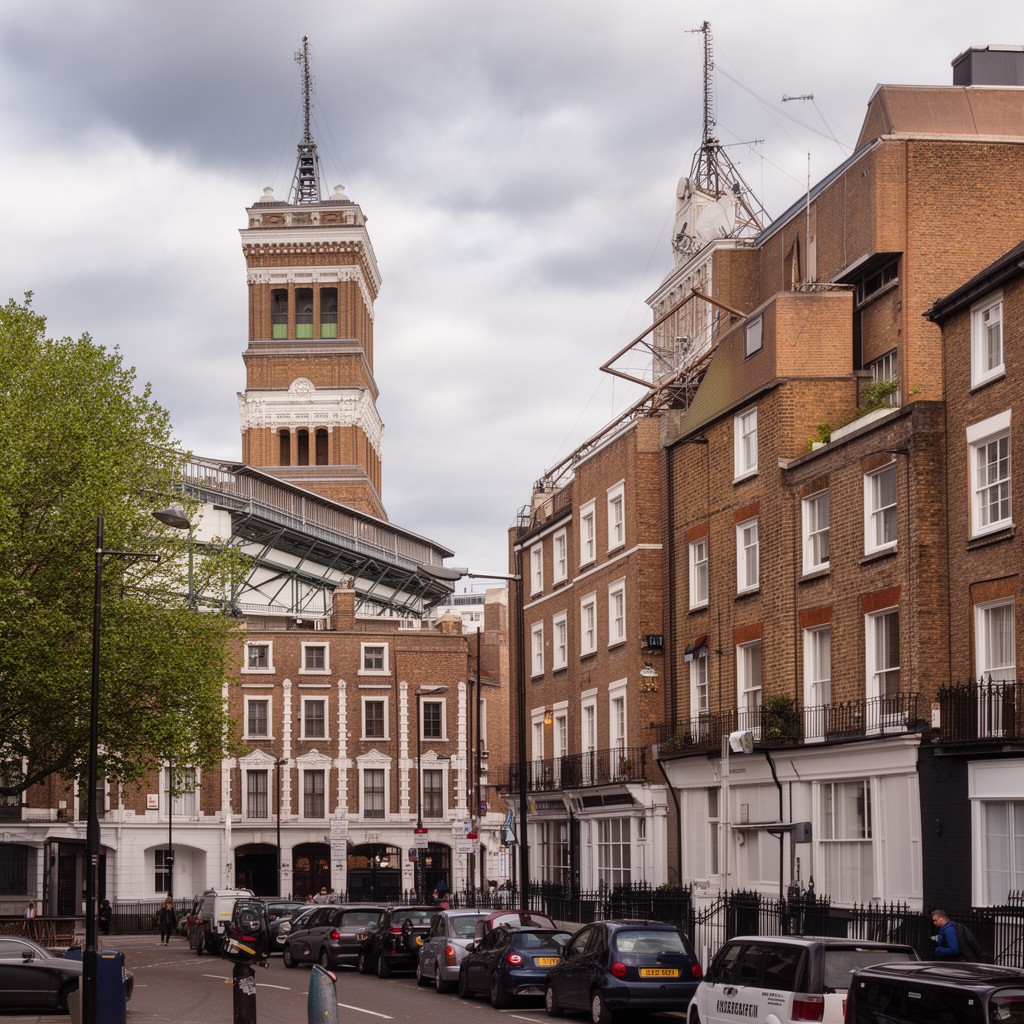 AI-generated illustration of Kennington, London, England