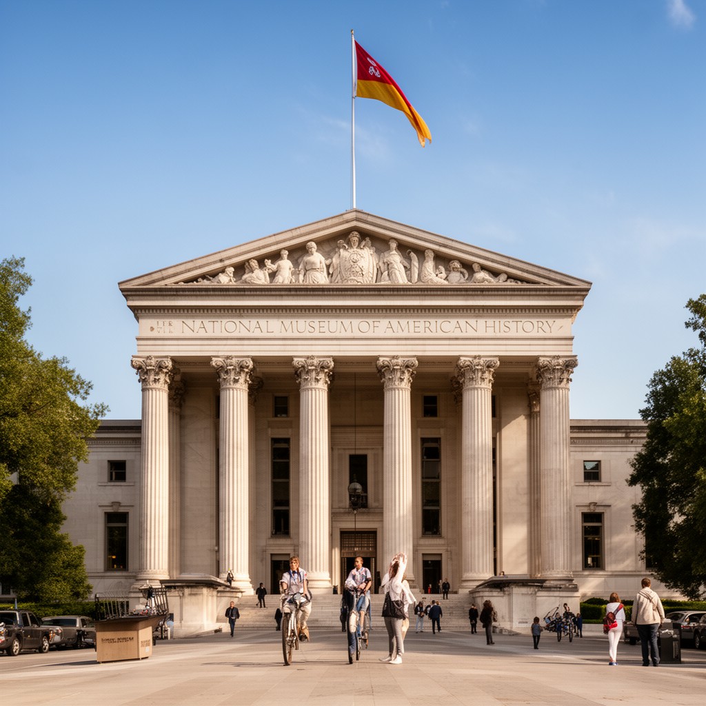 AI-generated illustration of National Museum of American History