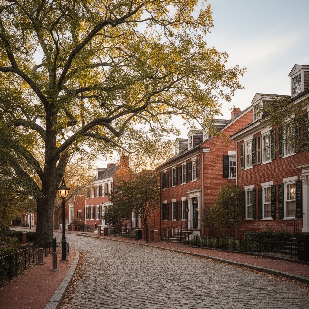 AI-generated illustration of Brattle Street