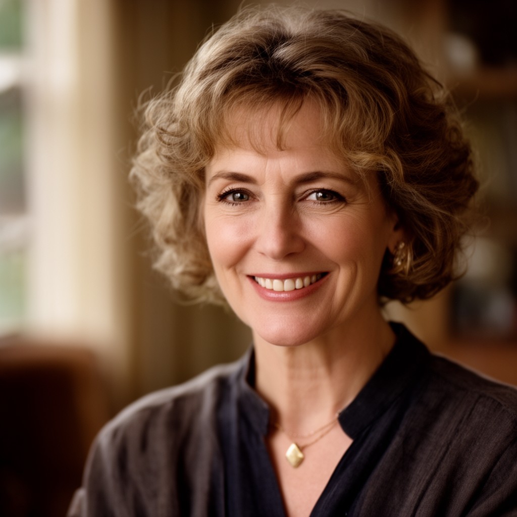 AI-generated illustration of Gillian Armstrong