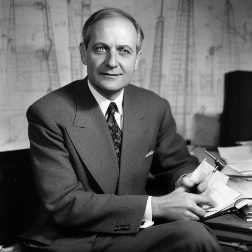 AI-generated illustration of Sumner Welles