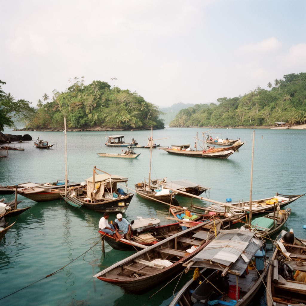 AI-generated illustration of Maluku Islands