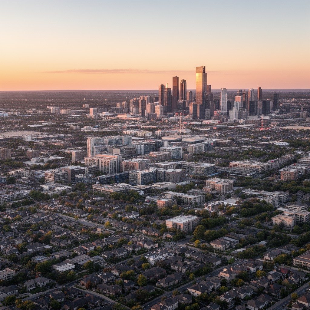 AI-generated illustration of Mississauga