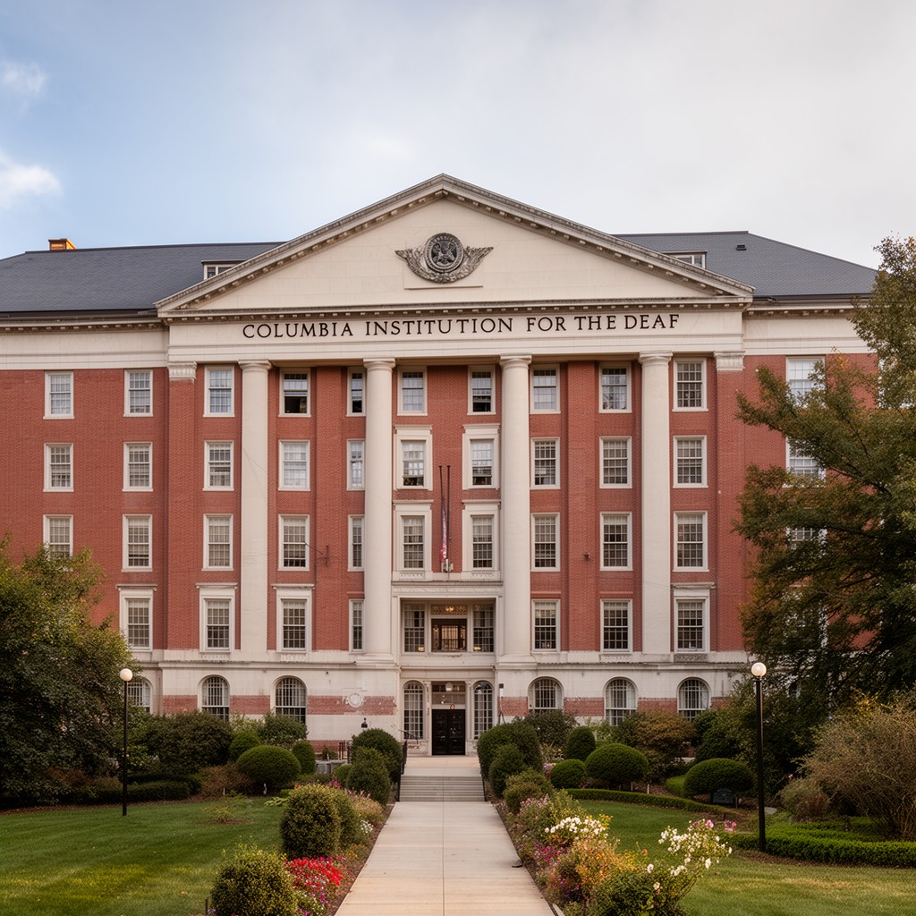 AI-generated illustration of Columbia Institution for the Deaf (Gallaudet College)