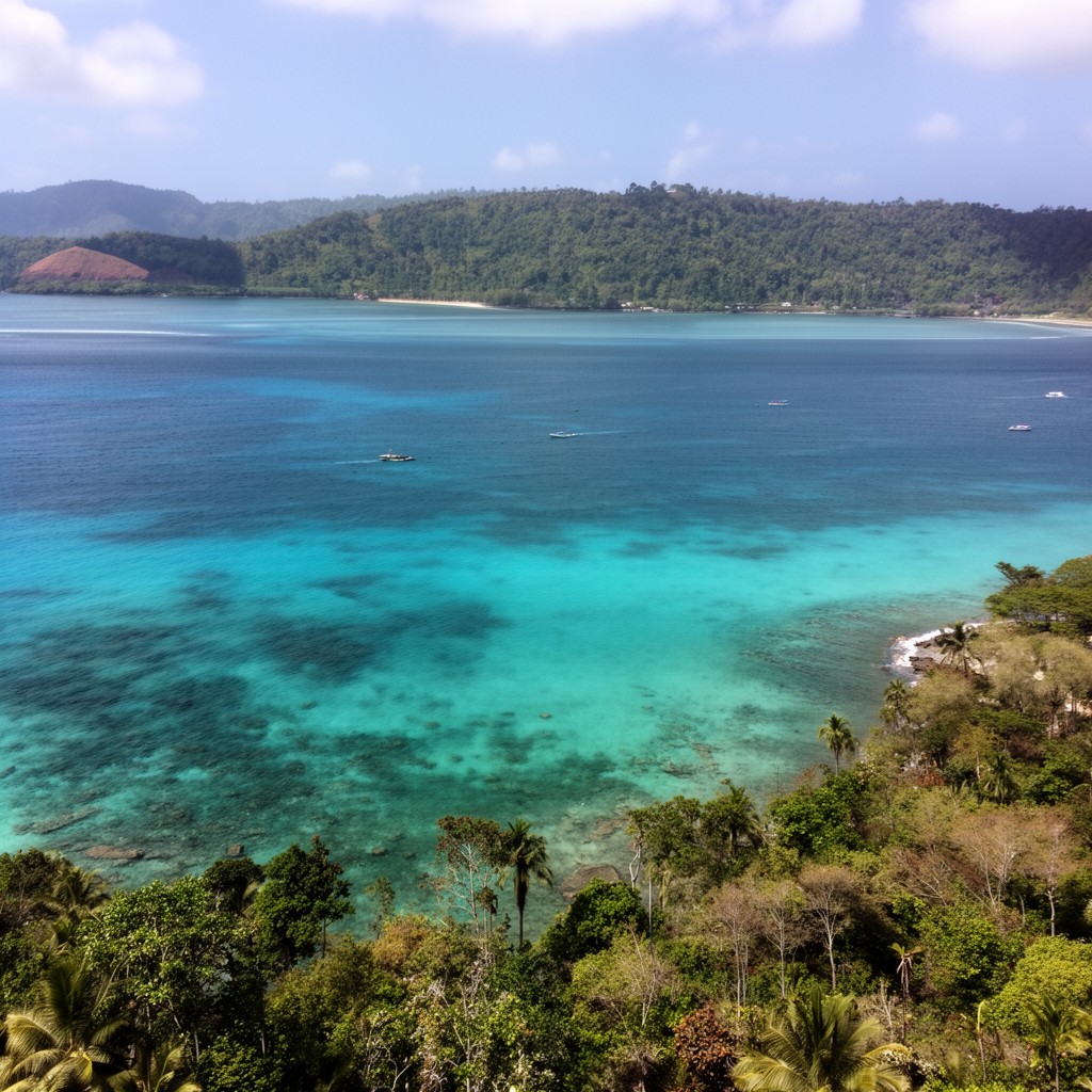 AI-generated illustration of Bali Sea