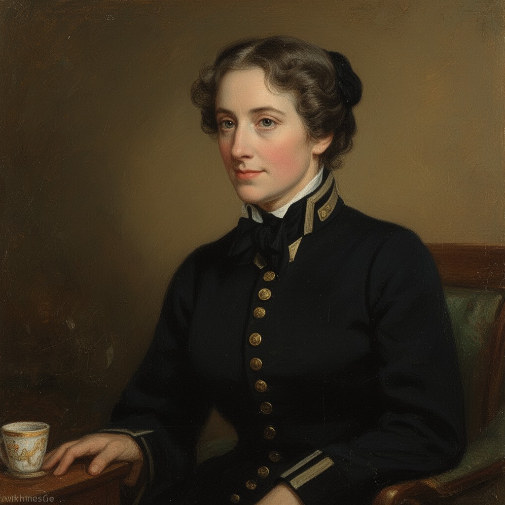 AI-generated illustration of Anne Hill Carter Lee