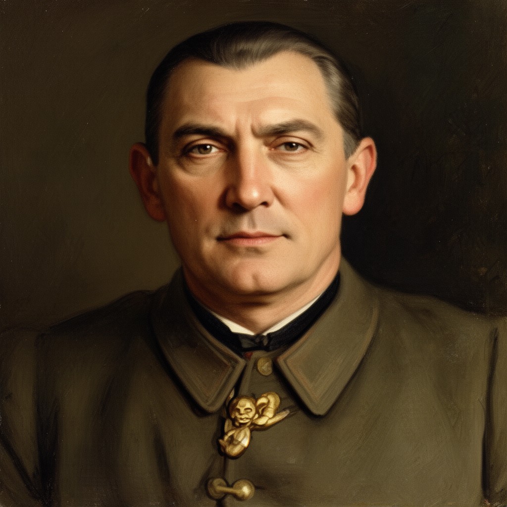 AI-generated illustration of Mikhail Frunze