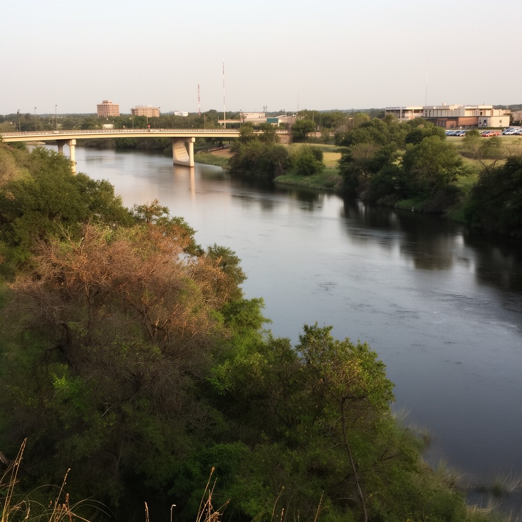 AI-generated illustration of Trinity River
