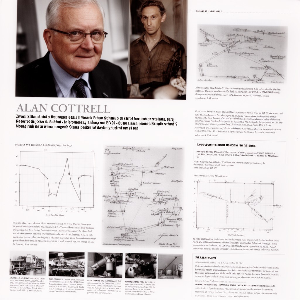 AI-generated illustration of Alan Cottrell