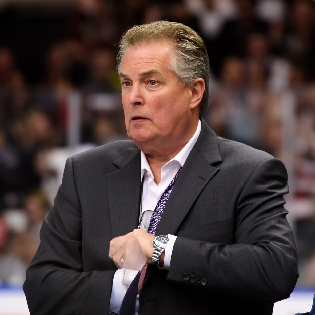 AI-generated illustration of Mike Keenan